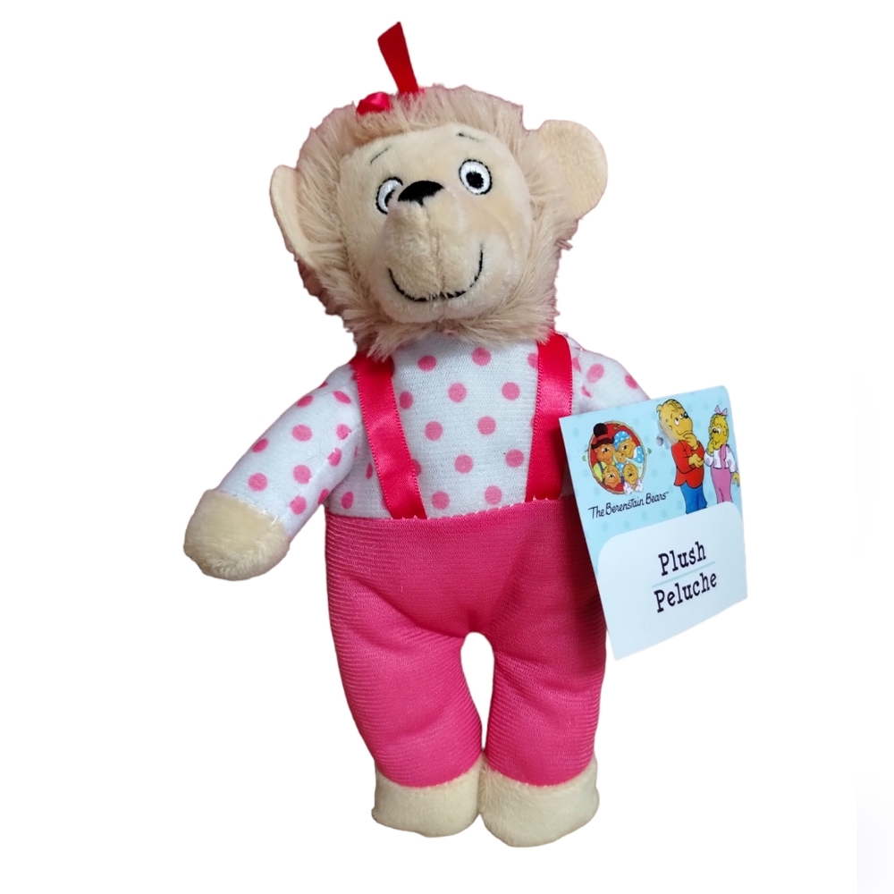 ÷The Berenstain Bears Sister Bear Teddy Bear Fuzzy  Plush Doll Lovey 8in
